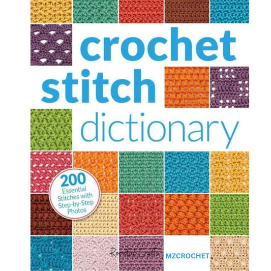 200 + Crochet Resources, PDF Download Crochet Tutorial, Crochet Stitches Crochet Pattern for Beginners, English Crochet Pattern e-book,