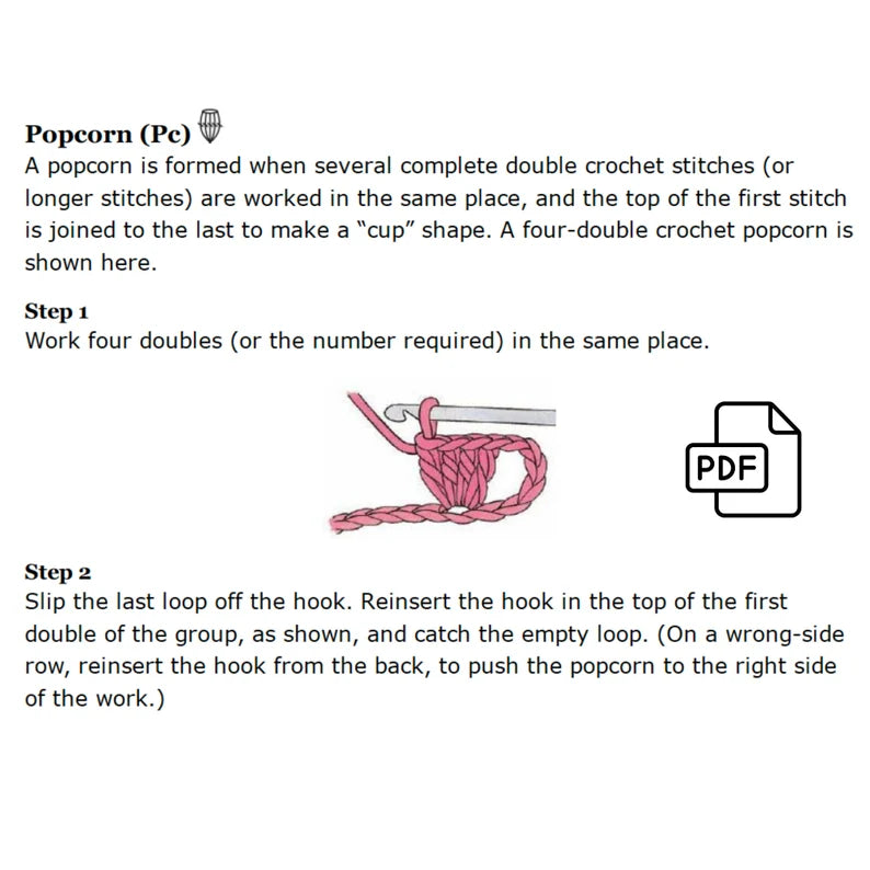 200 + Crochet Resources, PDF Download Crochet Tutorial, Crochet Stitches Crochet Pattern for Beginners, English Crochet Pattern e-book,