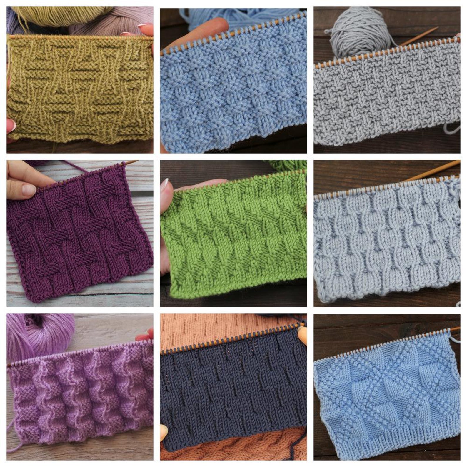 eBook Modèles de tricotage à l'envers | Plus de 25 points (PDF)